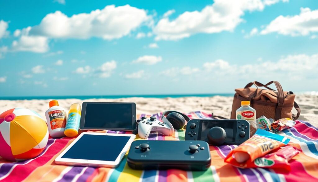 Elektronische Geräte für Familienreisen