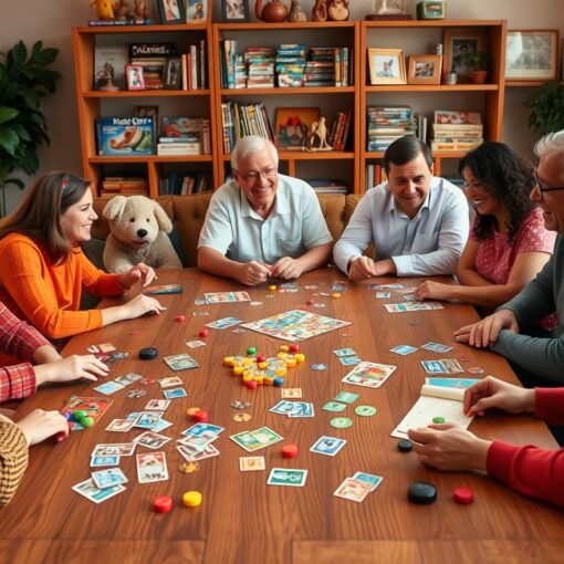 Gesellschaftsspiele für Familienabende