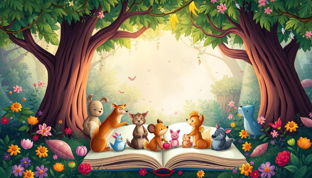 Illustrationen von Kindergeschichten