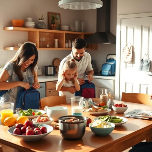 Morgenroutinen für Familien