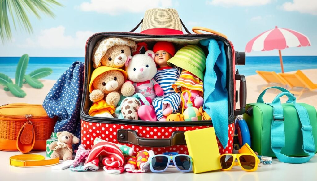 Rechtzeitiges Reisepack