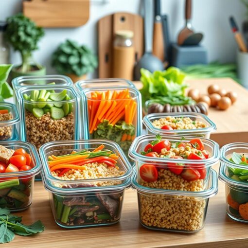Tipps für das wöchentliche Meal Prep für Familien