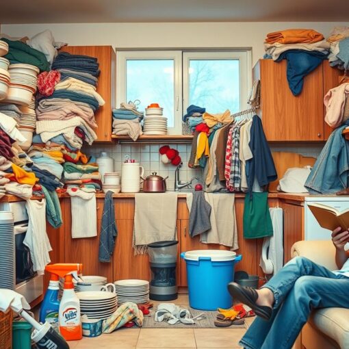 Wie man die Hausarbeit fair unter den Familienmitgliedern aufteilt