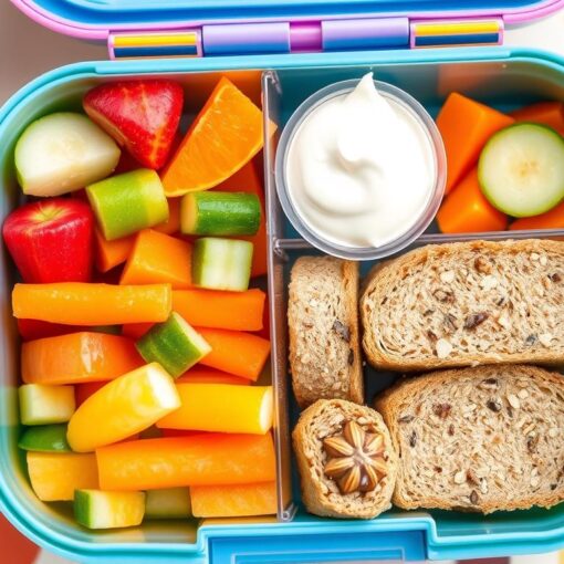 Wie man gesunde Lunchboxen für Kinder zusammenstellt