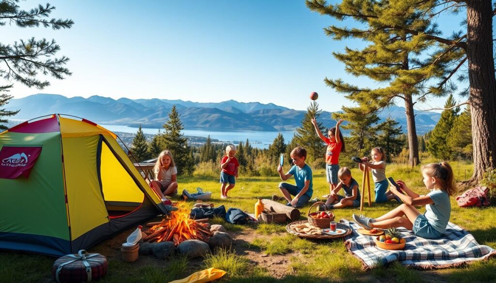 campingspiele für kinder