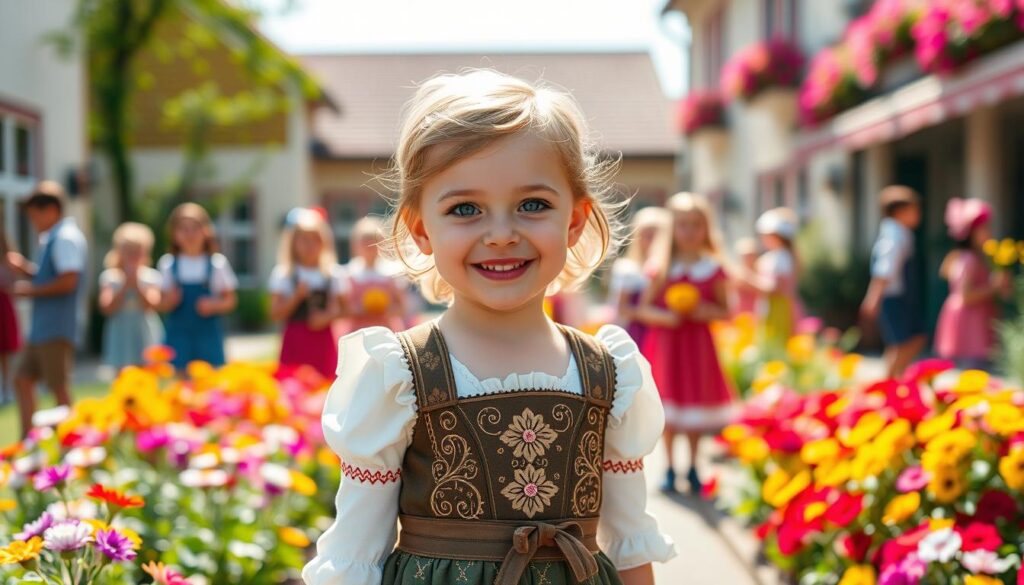 Einschulung in Tracht