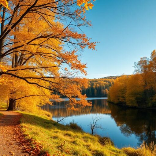 Herbstbilder malen einfach