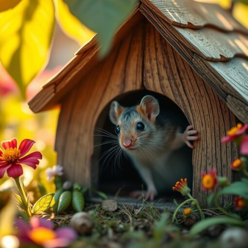 Piep piep Mäuschen komm aus deinem Häuschen