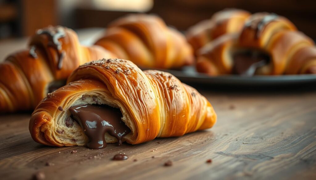 Selbstgebackene Schokobrötchen Selbstgebackene Schokobrötchen