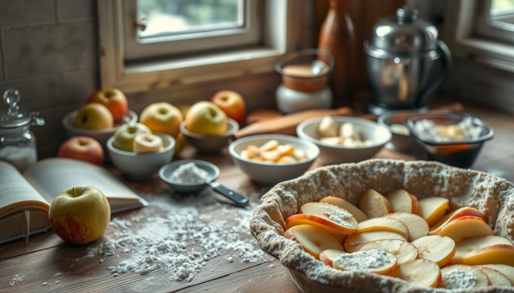 Apfelkuchen backen Schritt für Schritt Apfelkuchen backen Schritt für Schritt