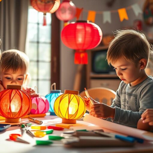 Laterne basteln Kleinkinder