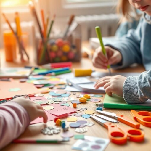 einfache Bastelideen für Kleinkinder