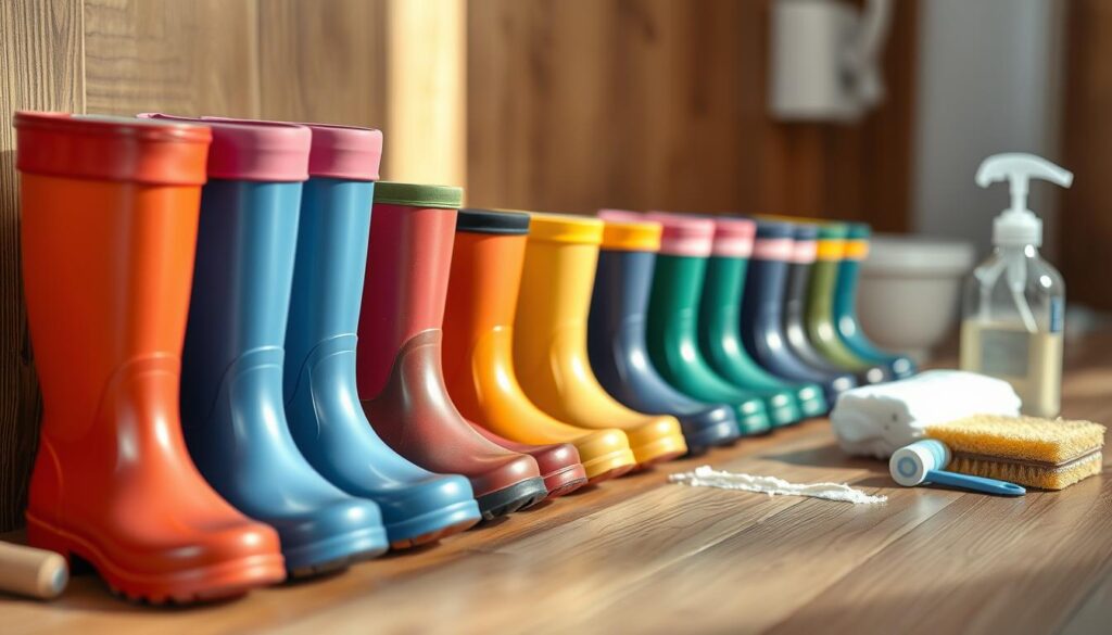 Gummistiefel Pflege für Kleinkinder