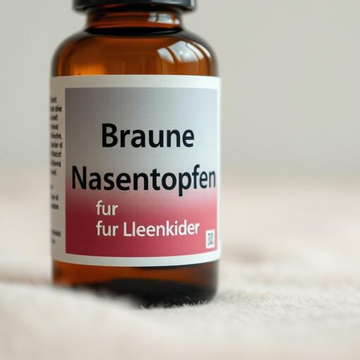 braune Nasentropfen für Kleinkinder