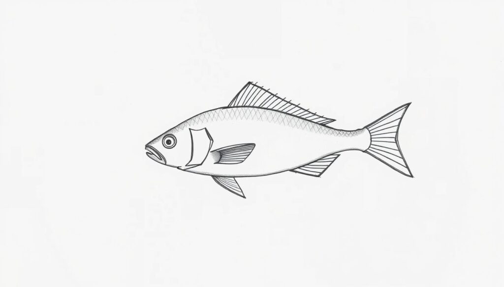 Fisch zeichnen Schritt-für-Schritt Anleitung