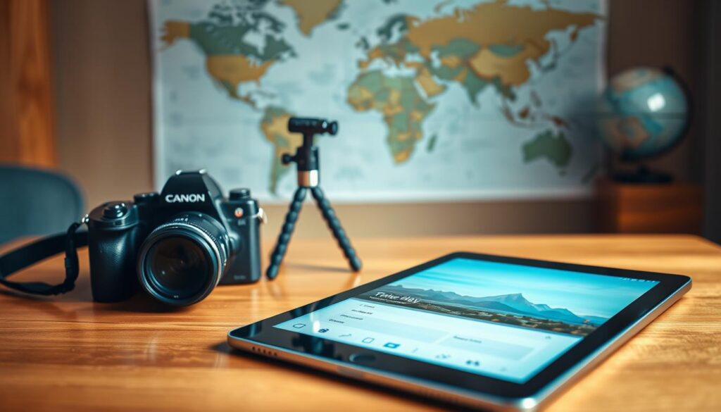 Digitale Reisetagebuch Technologien