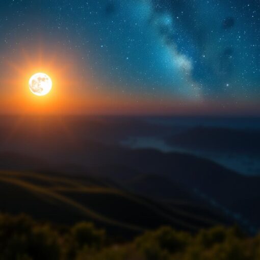 Sonne Mond und Sterne Bilder