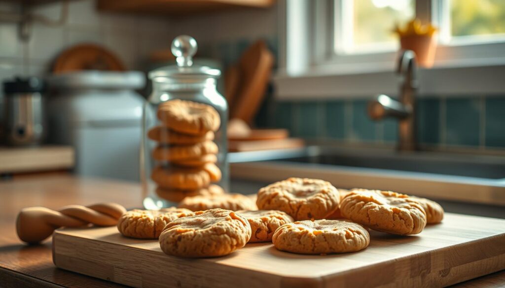 Aufbewahrung von gesunden Kinderkeksen
