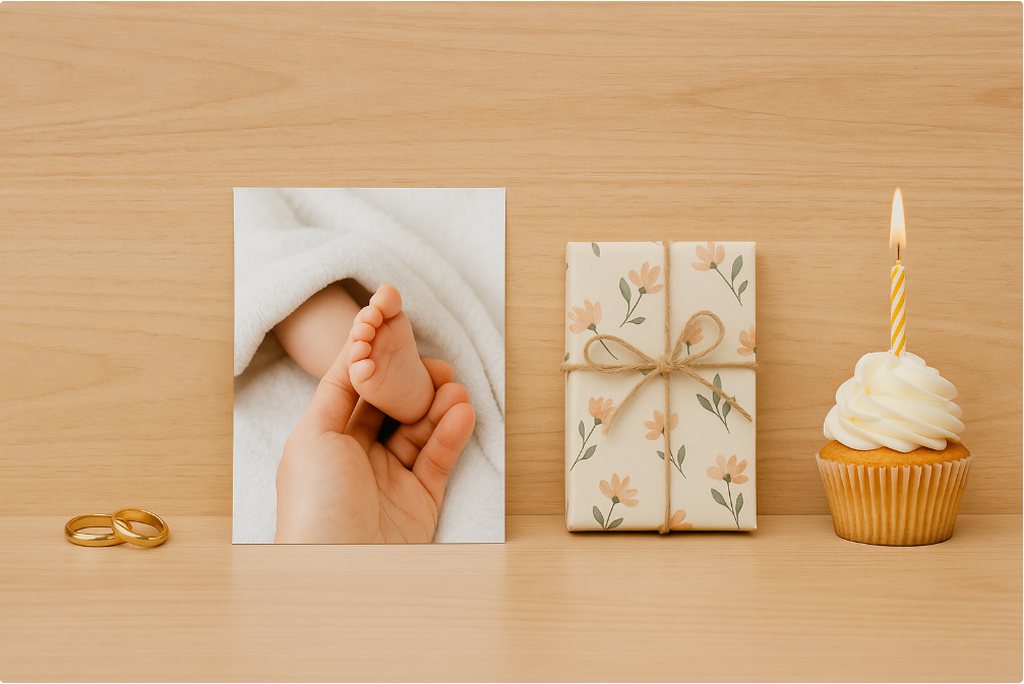 Jubiläen und Familienfeste