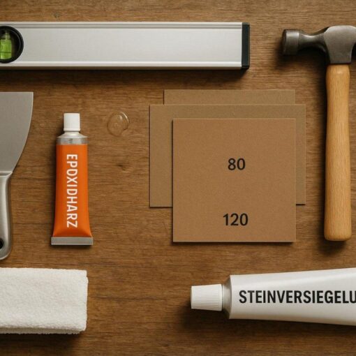 Unebener Stein in der Küche