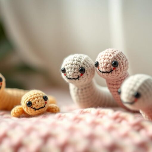 Sorgenwürmchen häkeln