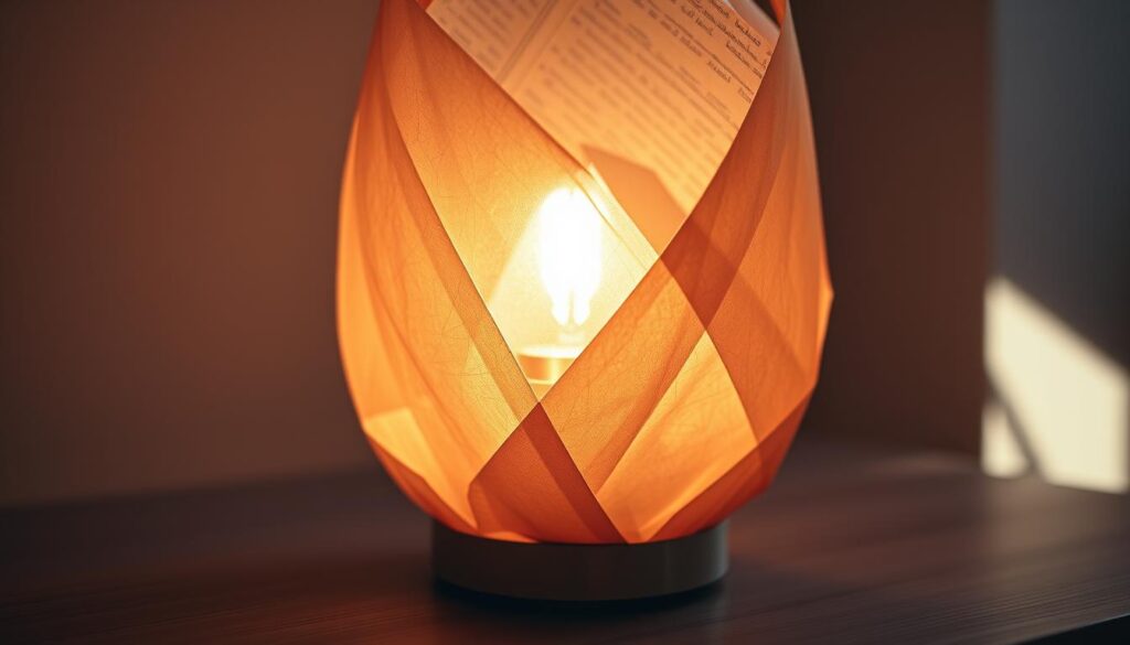 Transparentpapier anbringen Laterne Transparentpapier anbringen Laterne