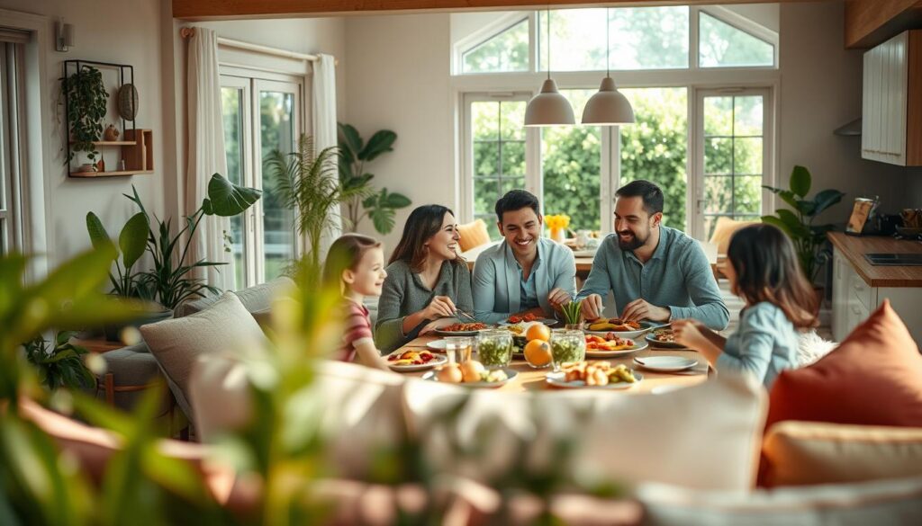 Vertrauensvolles Familienklima