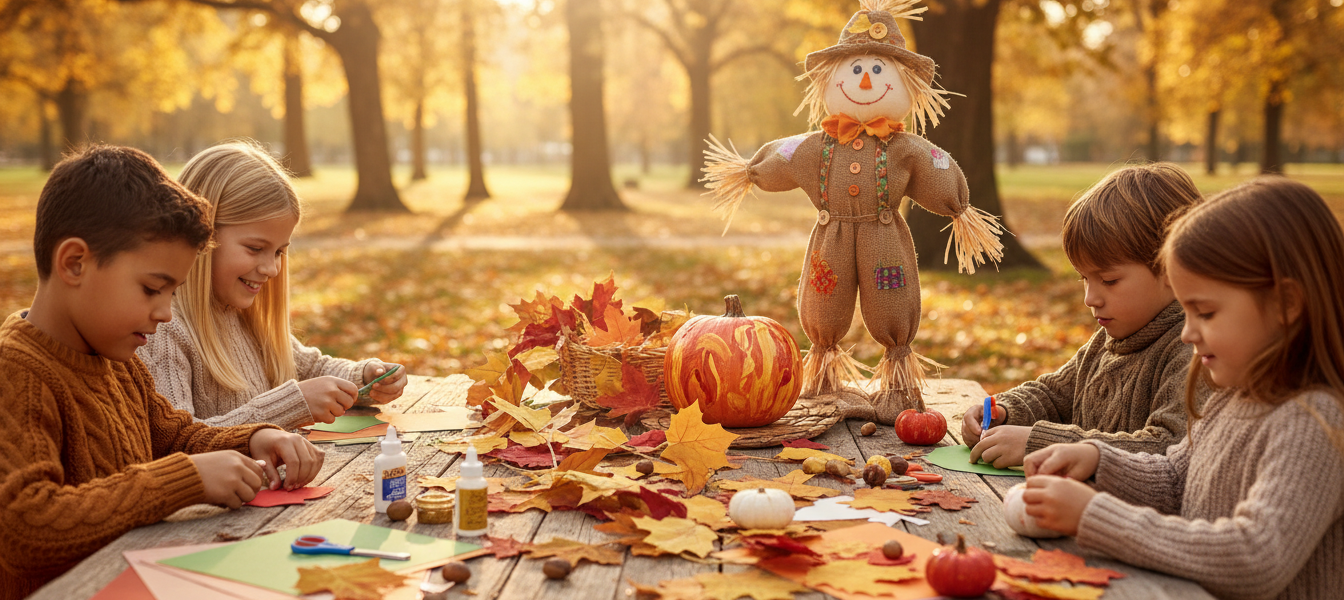 Basteln Herbst Kinder 10 Jahre