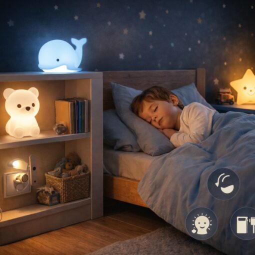 Kindersichere LED-Nachtlichter