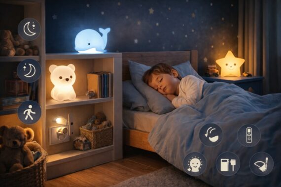 Kindersichere LED-Nachtlichter