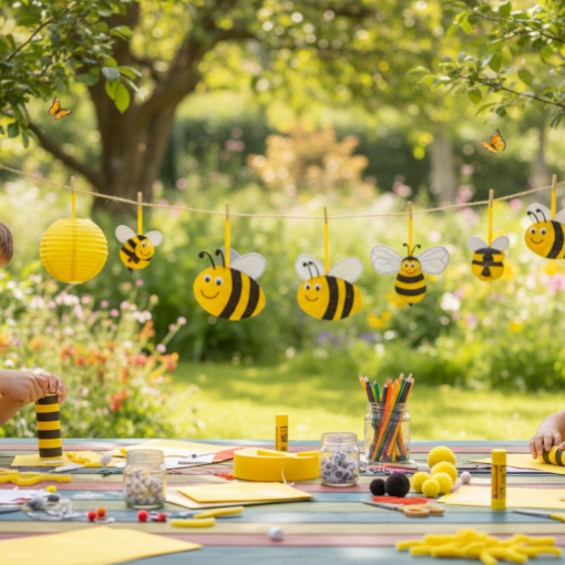 Bienen basteln einfach