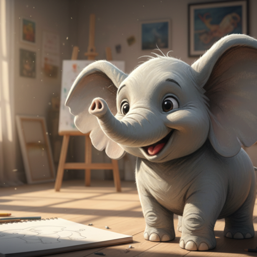 Elefant zeichnen leicht