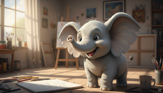 Elefant zeichnen leicht