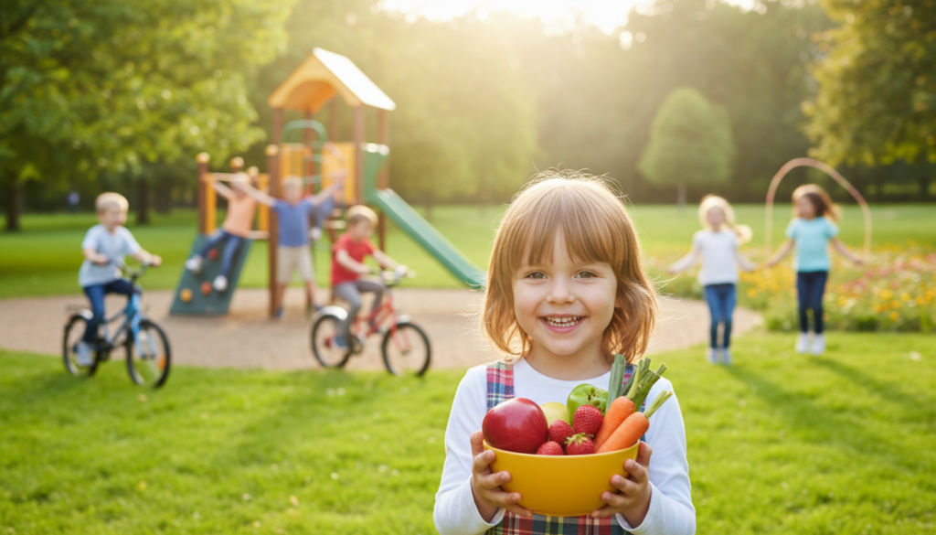 Ernährung und Bewegung gegen Verstopfung bei Kindern
