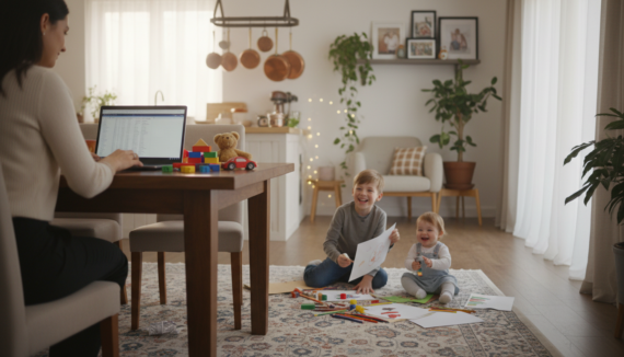 Ich schaffe es nicht Arbeit und Kinder