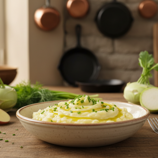 Kartoffel Kohlrabi Stampf