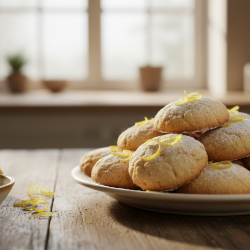 Zitronenkekse Mürbeteig