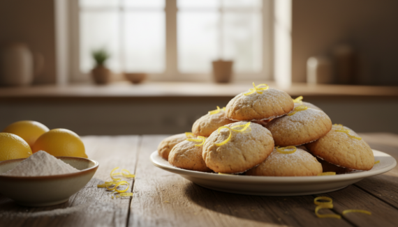 Zitronenkekse Mürbeteig