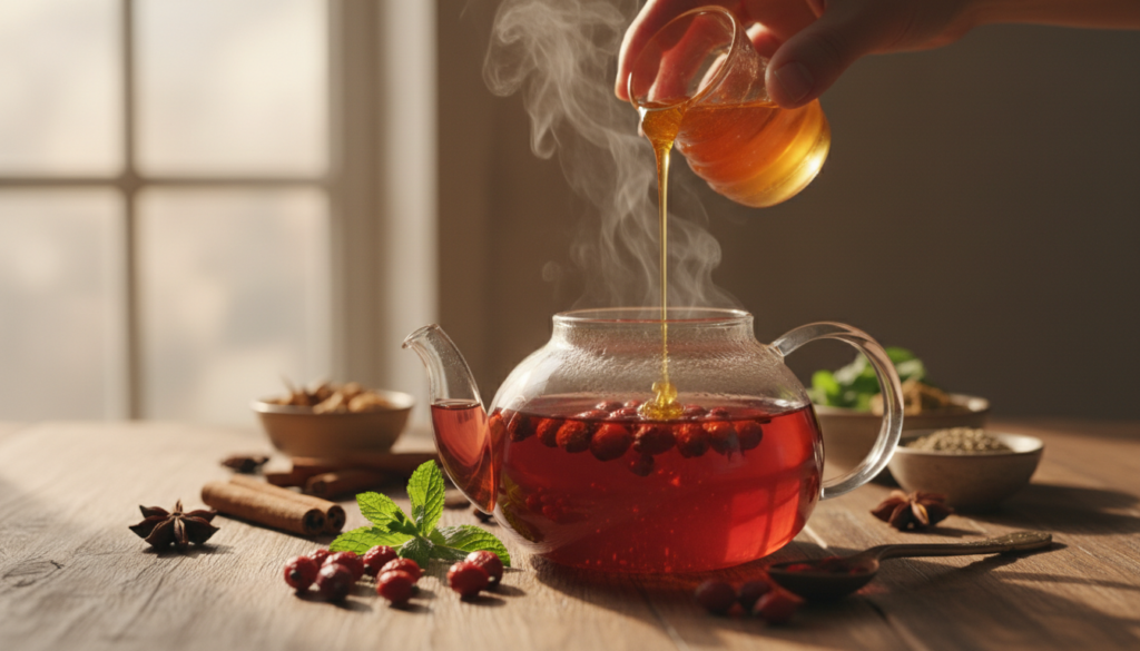 Hagebuttentee Aroma verstärken Tipps