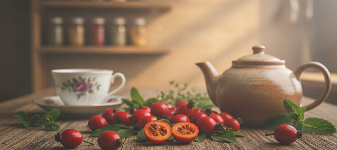 Hagebuttentee selber machen
