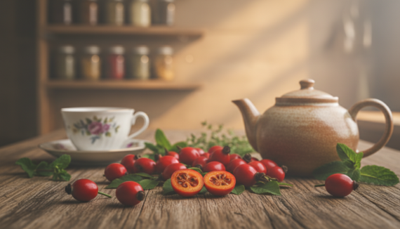 Hagebuttentee selber machen