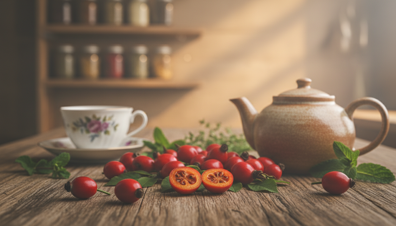 Hagebuttentee selber machen