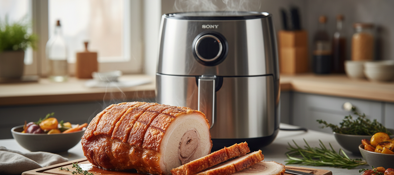 Krustenbraten im Airfryer