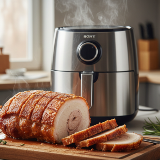 Krustenbraten im Airfryer