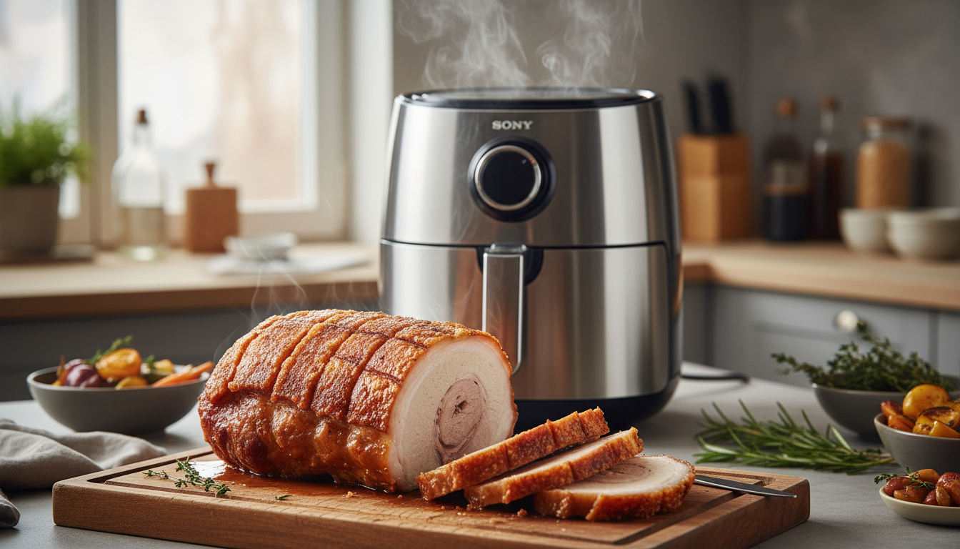 Krustenbraten im Airfryer