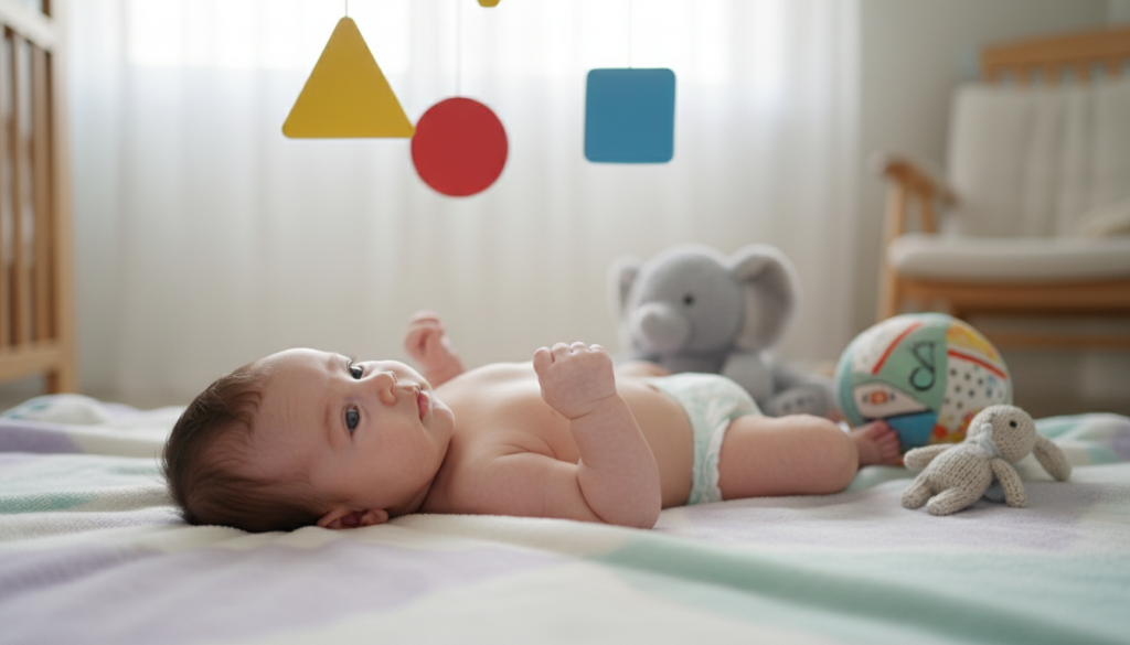 Räumliches Sehen und Tiefenwahrnehmung Baby