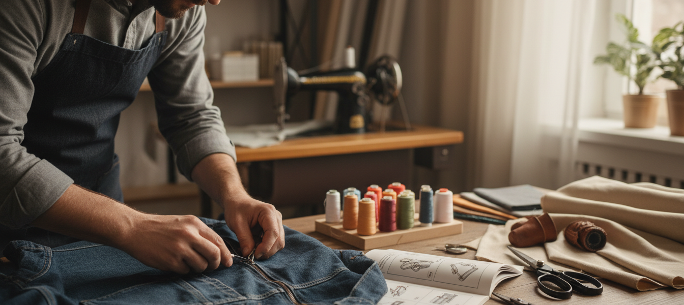 Reißverschluss reparieren