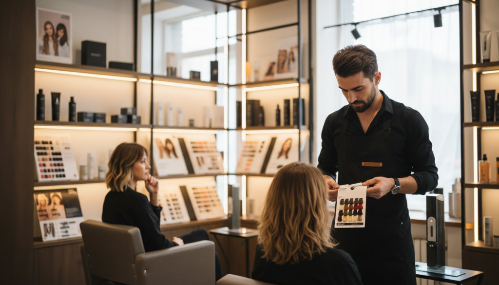 Professionelle Haarfarbenberatung
