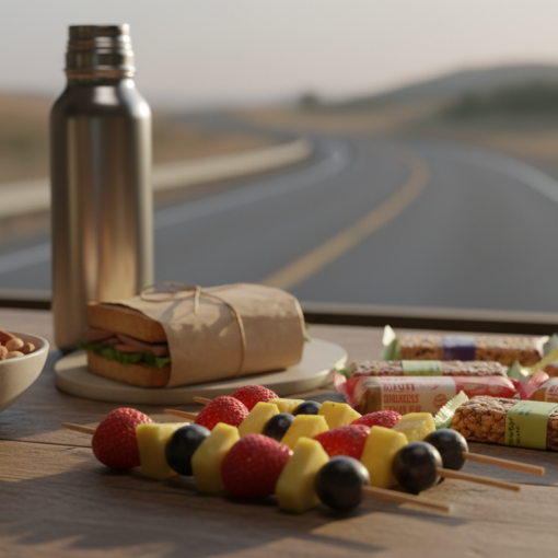 Snacks lange Autofahrt
