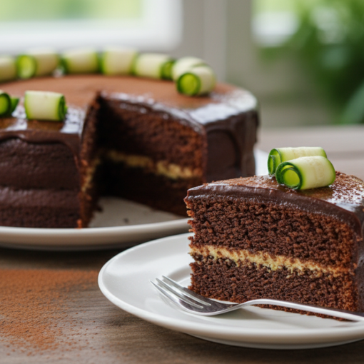 Veganer Zucchini Schoko Kuchen